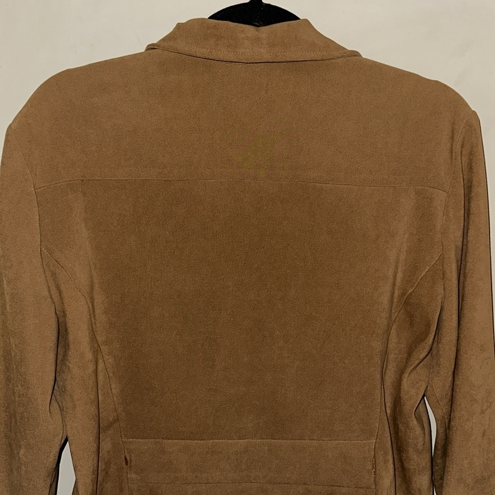 Vintage R&K suede button down top - Picture 10 of 11